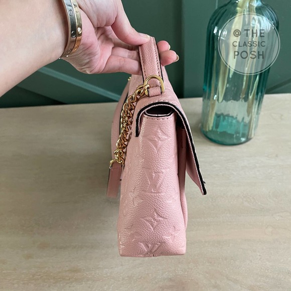 LOUIS VUITTON Blanche BB Rose Poudre Empreinte Crossbody BAG SP1178 - Picture 5 of 15